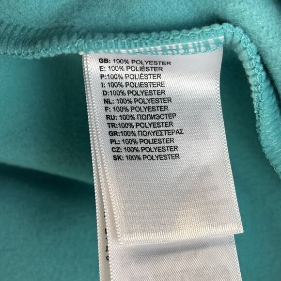 The North Face Women's L Hoodie Run Chicago Aqua Blue Pullover Oct 8 2011 NWT - Picture 9 of 15